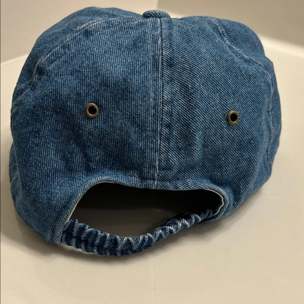 Mickey Unlimited Vintage 90s Disney Denim Dad Hat Embroidered Mickey Mouse OS